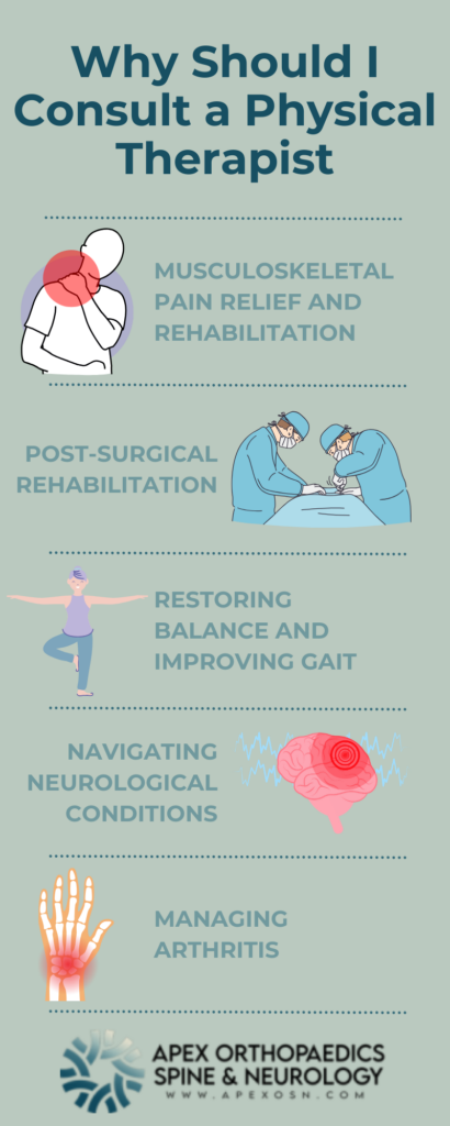 Why should I consult a physical therapist