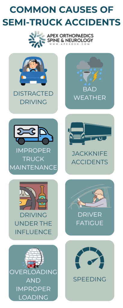 Common causes of semi-truck accidents