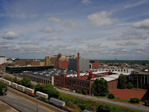 Skyline of High Point, North Carolina