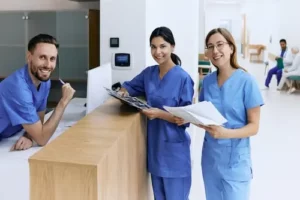 choosing the right medical clinic action shot