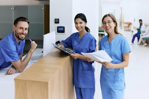 choosing the right medical clinic action shot
