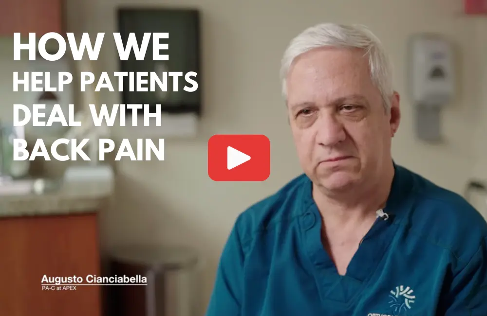 How we help patients deal with back pain